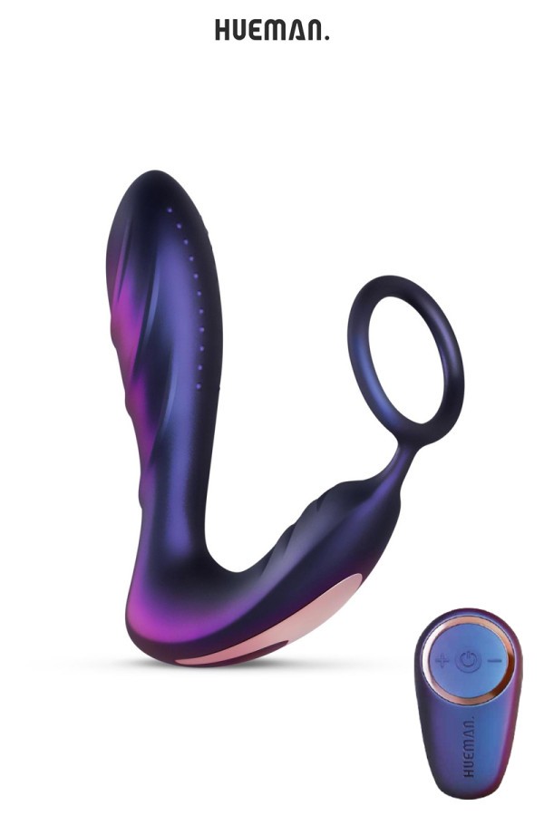 Plug vibrant et cockring Black Hole - Hueman Hueman - 1