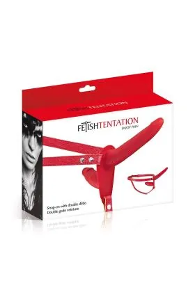 Double gode ceinture rouge - Fetish Tentation Fetish Tentation - 2