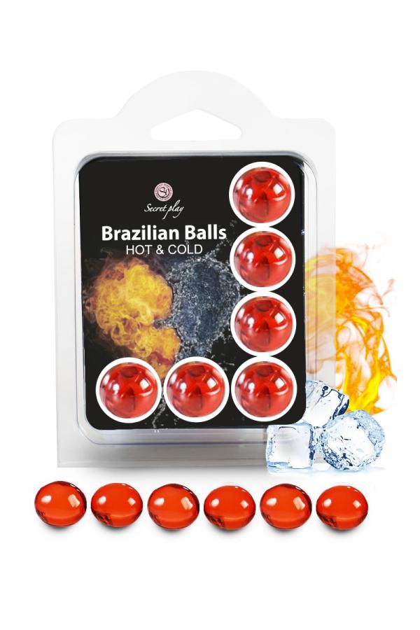 6 Brazillian balls effet chaud & froid Secret Play - 1