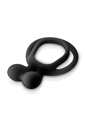 Double Cockring noir Glamy Glamy - 2