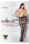 Collants ouverts TI015 20 deniers - noir Passion bas et collants - 3