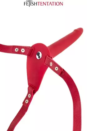 Gode ceinture rouge vibrant Fetish Tentation Fetish Tentation - 2