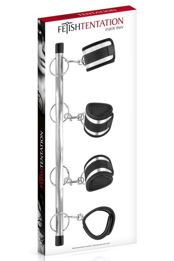 Barre de soumission 4 menottes Fetish Tentation Fetish Tentation - 4