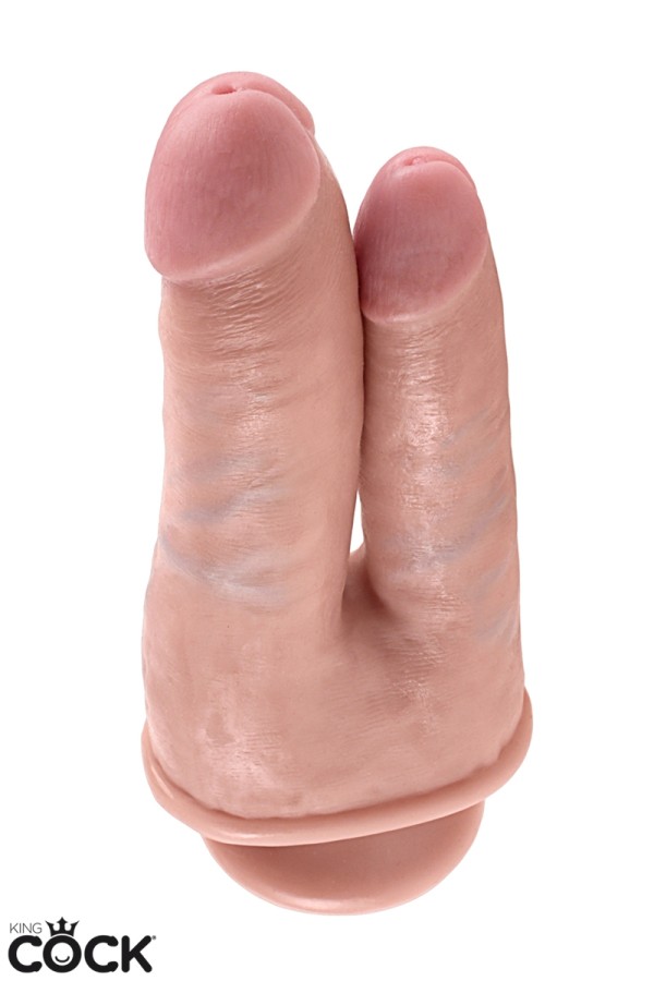 Gode double pénétration 15cm - King Cock Pipedream - 1