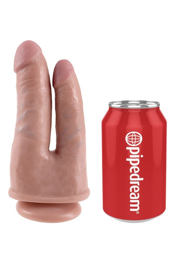 Gode double pénétration 15cm - King Cock Pipedream - 3